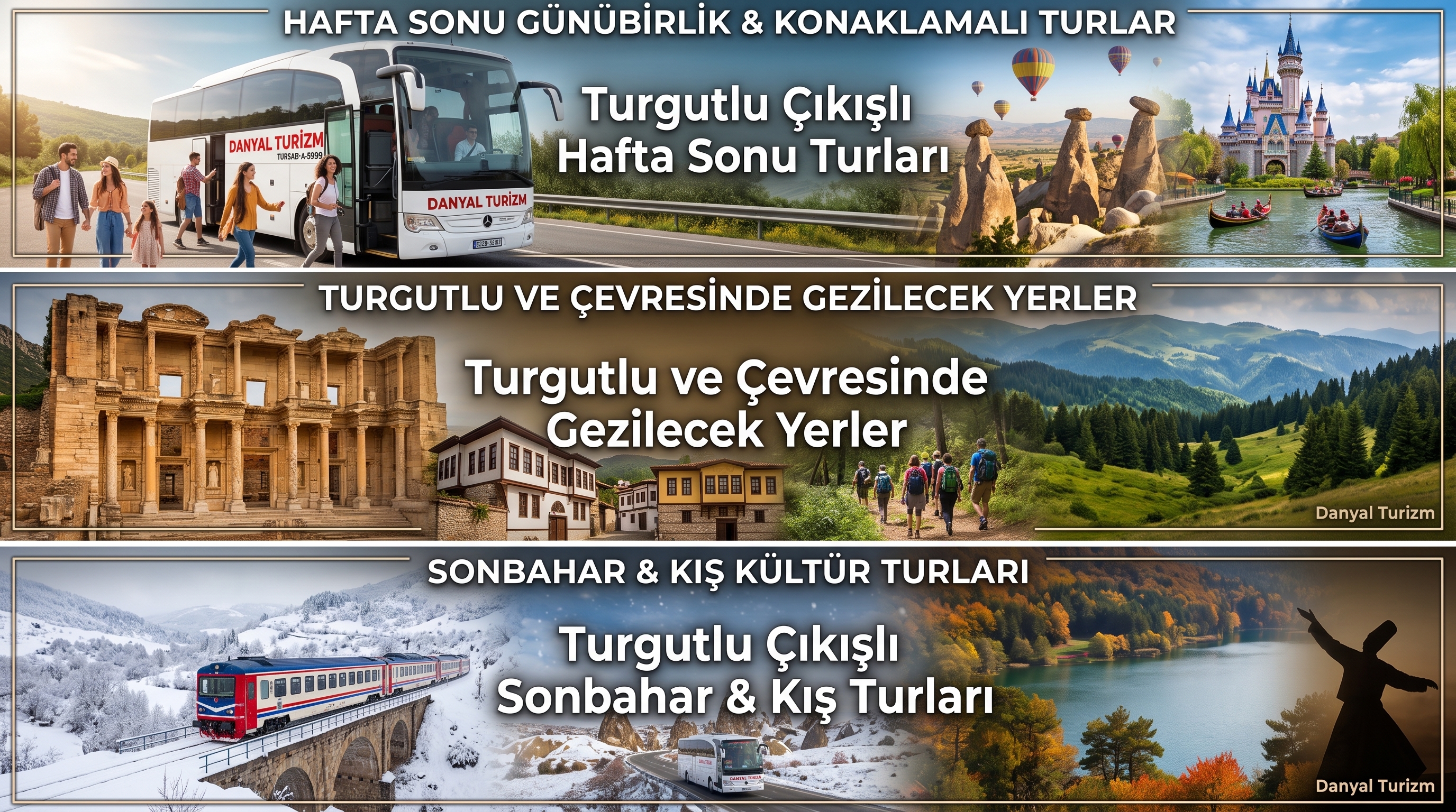 Turgutlu Çıkışlı Hafta Sonu Günübirlik ve Konaklamalı Gezi Rotaları