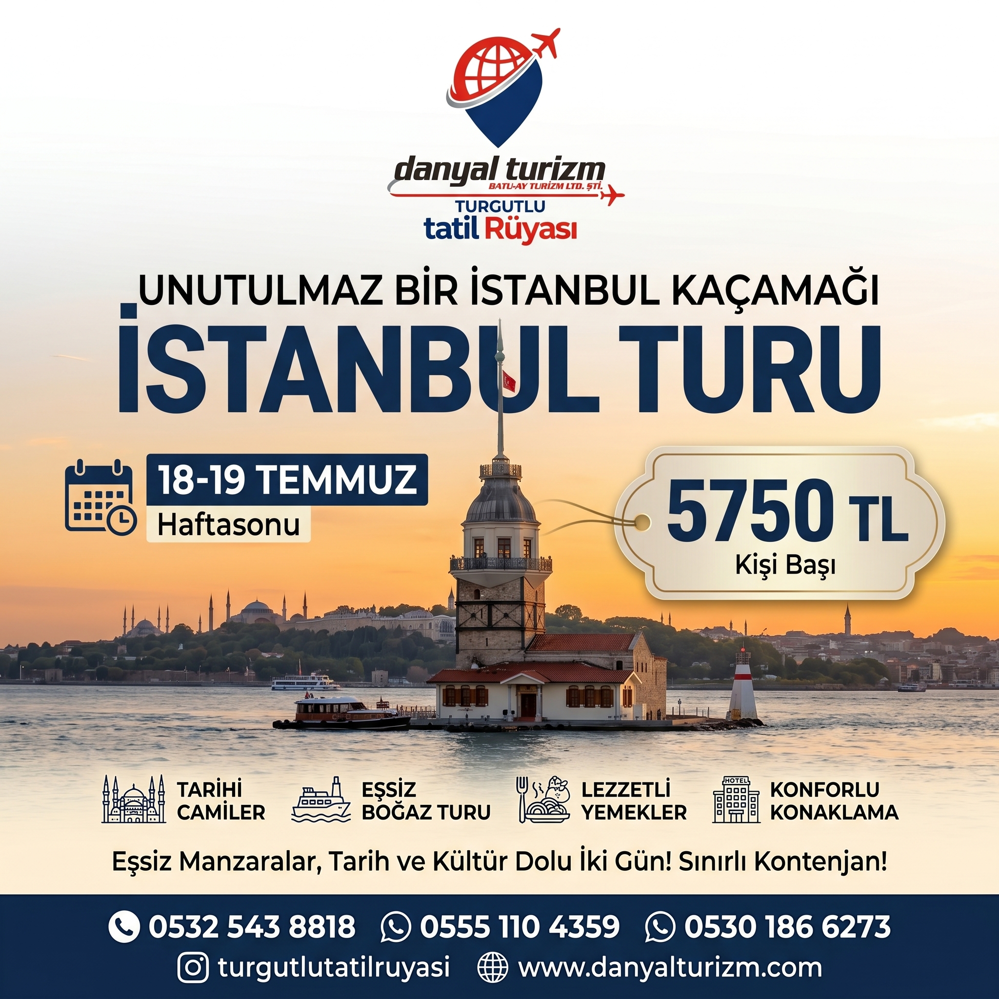 İstanbul Turu (1 Gece Konaklamalı) - Turgutlu Tatil Rüyası