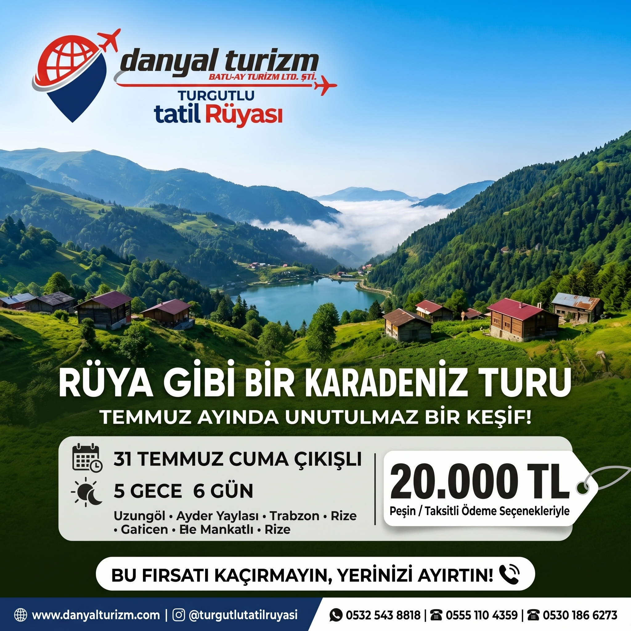 Rüya Gibi Karadeniz ve Batum Turu: Temmuz Ayı Fırsatları | Danyal Turizm